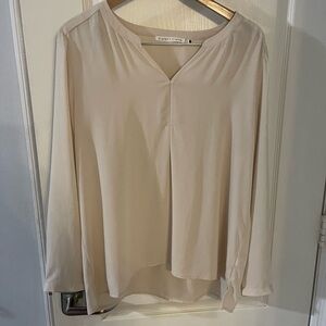Violet & Claire Cream Women's Blouse